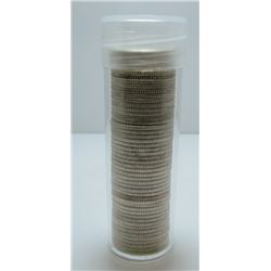 1963 Canada Silver 10-Cent Dime Roll - All BU