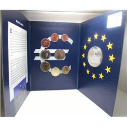 2002 Netherlands Euro Coin Set In Original Folder