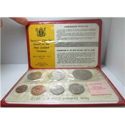 1972 New Zealand Uncirculated Coin Set By Royal Australian Mint