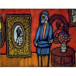 Pastell, Vytautas Kasiulis, 48x63, sign. Kasiulis. SEK 1.200-1.500...