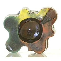 Glasskulptur, Kjell Engman, 18,5x114,5 H 5, sign. 8 kensat 979006-400 Kosta Boda Kjell Engman ate...