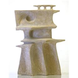 Skulptur, terrakotta, Åke Holm, H 51, B 36, sign. Åke Holm. SEK 4.000-5.000...