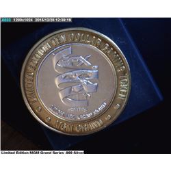 Limited Edition MGM Grand Series .999 pure Silver Strike