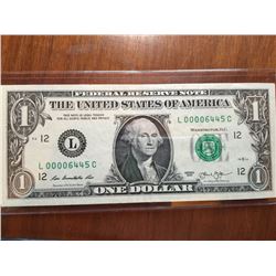 Very low serial number