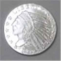 1929 SILVER INDIAN LIBERTY HEAD 1/10oz .999 FINE SILVER *MS HIGH GRADE*!!