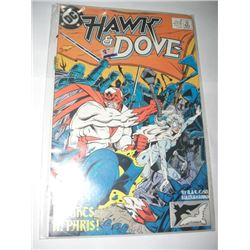 1989 NOVEMBER #6 DC COMICS *HAWK AND DOVE* BOOK VALUE $8.00+!! COMIC CAME OUT OF SAFE!!