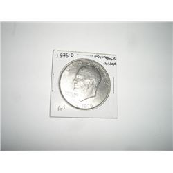 1976-D LAST YEAR-EISENHOWER  IKE  US DOLLAR NICE EARLY AU HIGH GRADE DOLLAR*!! COIN CAME OUT OF ESTA