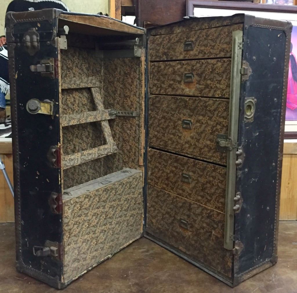 Antique Wardrobe Trunk