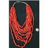 Image 1 : Multi-Strand Coral Necklace