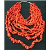 Image 4 : Multi-Strand Coral Necklace