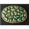 Image 1 : Navajo Turquoise Belt Buckle
