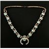 Image 5 : Zuni Inlay Squash Blossom Necklace (signed)