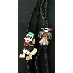 Zuni Inlay Bolo Tie Lot