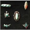 Image 3 : Group of 6 Navajo Rings