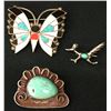 Image 1 : Zuni and Navajo Pin/Brooch Lot