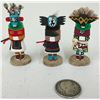 Image 3 : Group of 3 Miniature Hopi Kachinas