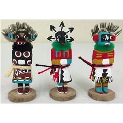 Group of 3 Miniature Hopi Kachinas