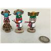 Image 2 : Group of 3 Miniature Hopi Kachinas