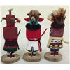 Image 3 : Group of 3 Miniature Hopi Kachinas