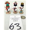 Image 5 : Group of 3 Miniature Hopi Kachinas