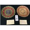 Image 2 : Pair of Vintage Hopi Wicker Plaques