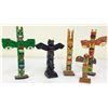 Image 1 : Group of NW Coast Totem Pole's