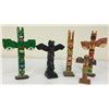 Image 2 : Group of NW Coast Totem Pole's