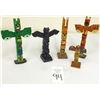 Image 3 : Group of NW Coast Totem Pole's