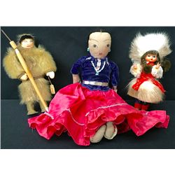 Vintage Native Doll Group