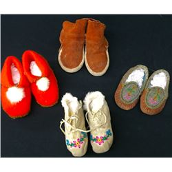 Group of Child's Moccasins