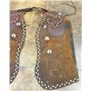 Image 3 : Antique Batwing Chaps with N. Porter Mark.