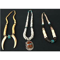 Group of 3 Native Style Necklaces