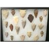 Image 2 : Group of 20 Arrowheads in Shadowbox.