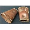 Image 1 : Old, Leather, Studded Cowboy Cuffs