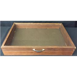 Wood Tabletop Display Case