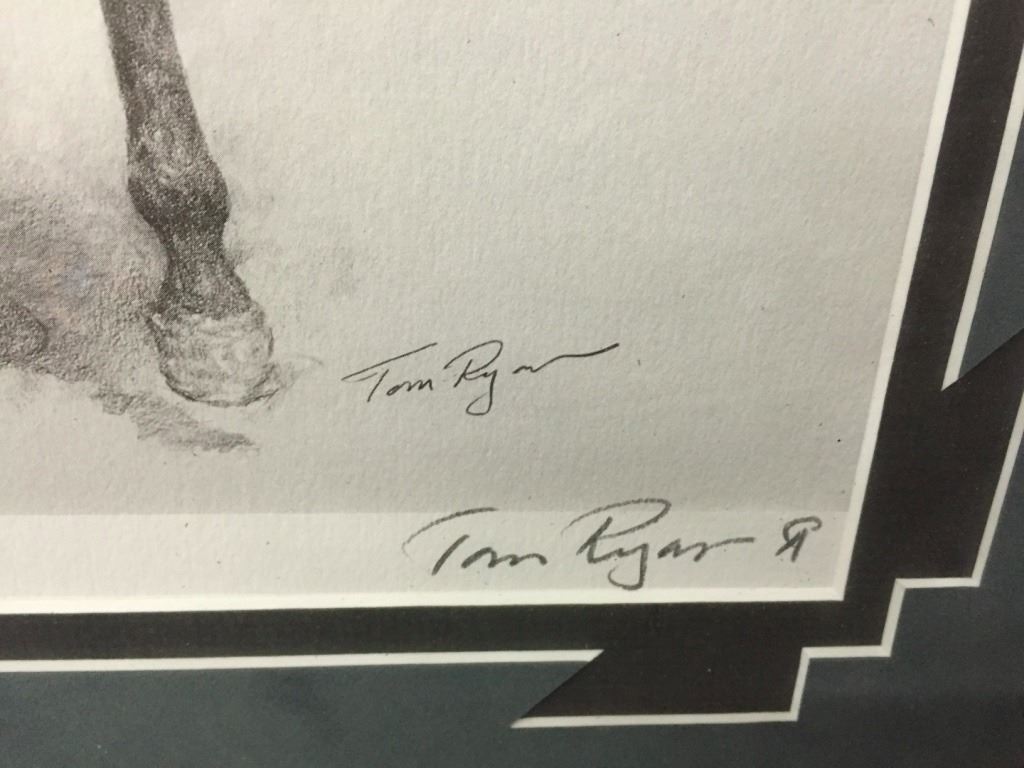 Tom Ryle Signature Limited Edition Print by Tom Ryan