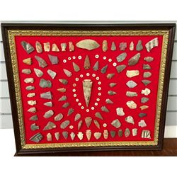 Framed Arrowhead Collage