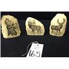 Image 2 : Wildlife Art Group of 3 Pieces