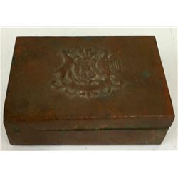 Vintage Handmade Copper Box