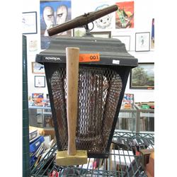 Bug zapper, hammer & T-auger