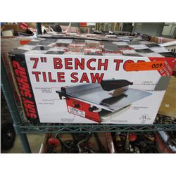 7" Bench top tile saw