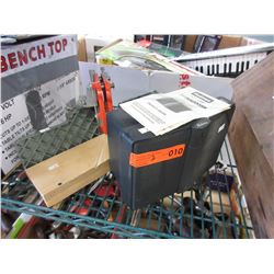 Miter box & ceramic heater - used