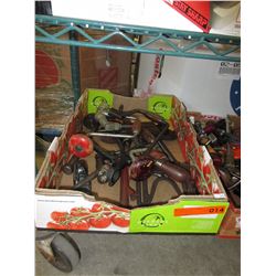 Tray of vintage tools