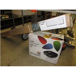 Alumen LCD projector & screen