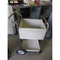 Small metal utility cart - used