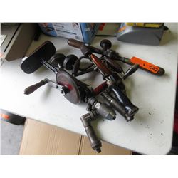 6 Manual hand drills - some vintage