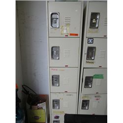 Bank of used lockers - 5 units