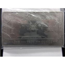 Titanium - Australia Mint "Black Widow Spider" bar