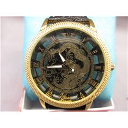 New - Man's Skeleton Style Mechanical Watch
