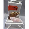 Image 2 : 2 Hand Carved Elephants - 408 CTW